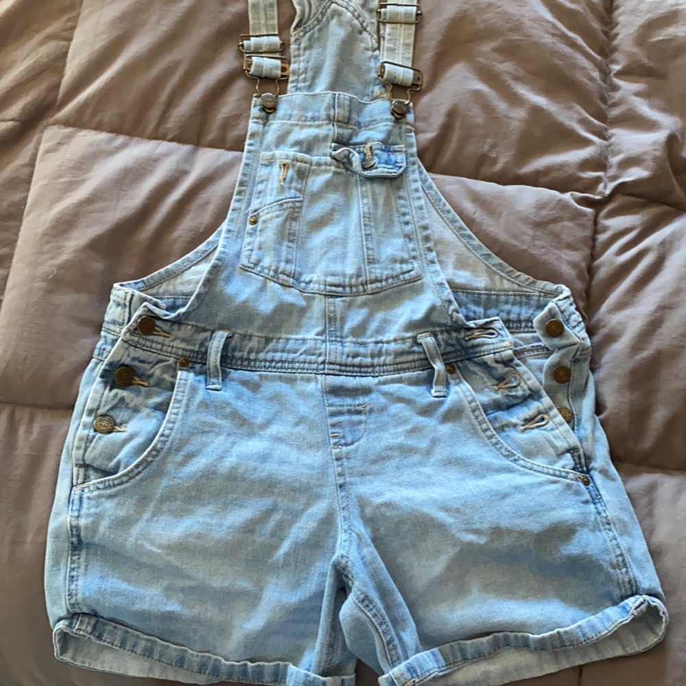 Lei jean short overalls